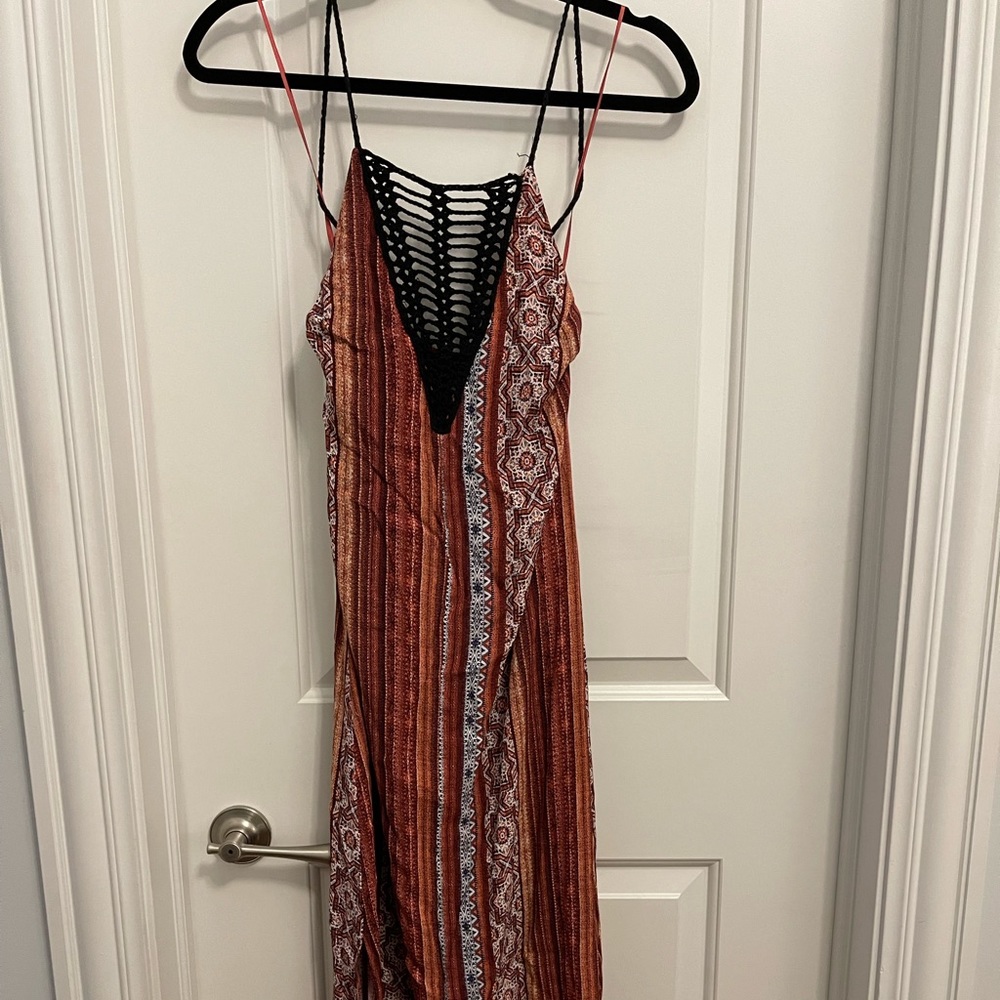 ASTR The Label Tribal Print Maxi Dress Small